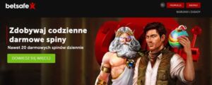 Betsafe codzienne darmowe spiny