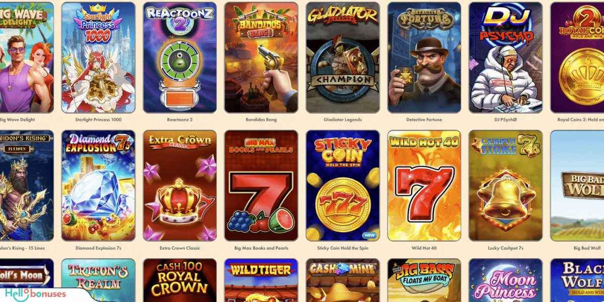 Vegasino Casino Games