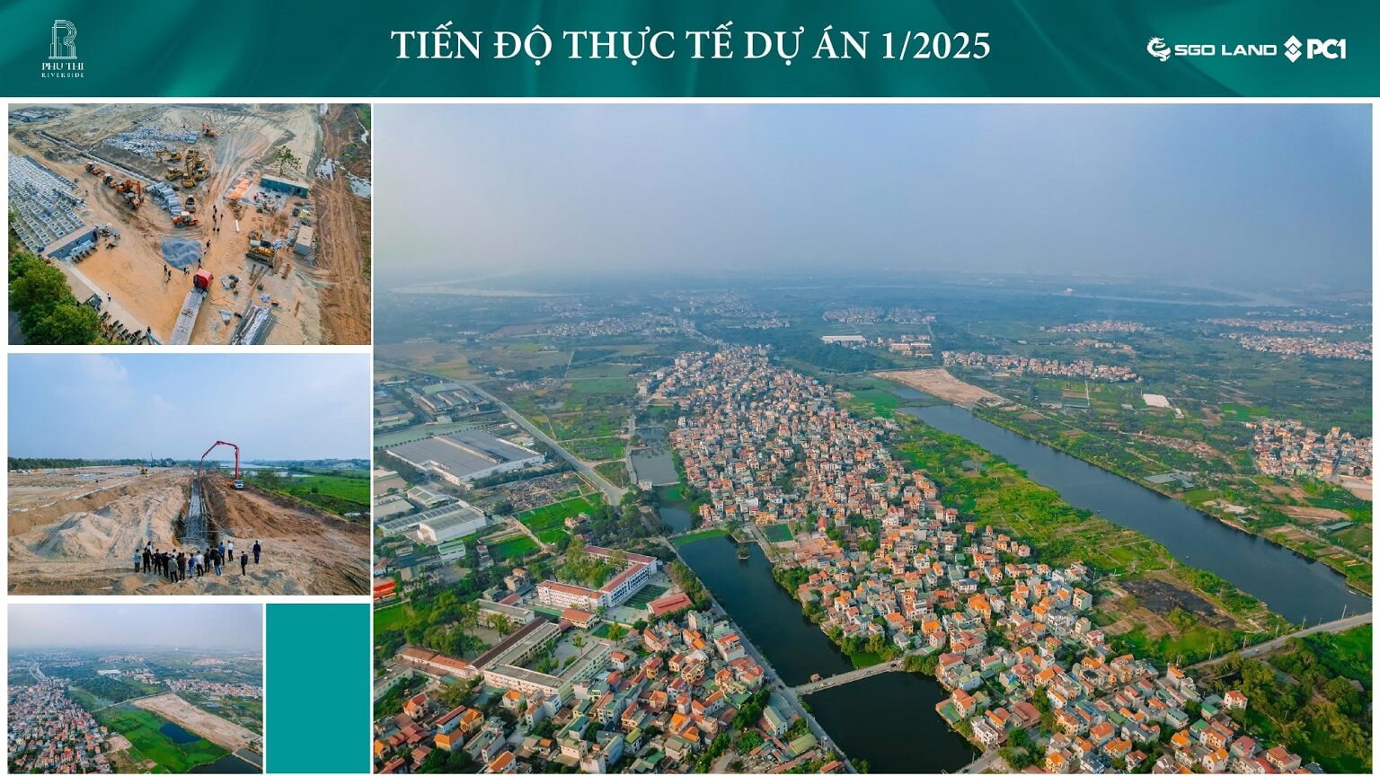 tiến độ dự án phú thị riverside gia lâm